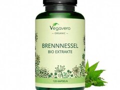 Vegavero Organic Stinging Nettle (Urzica), 120 capsule